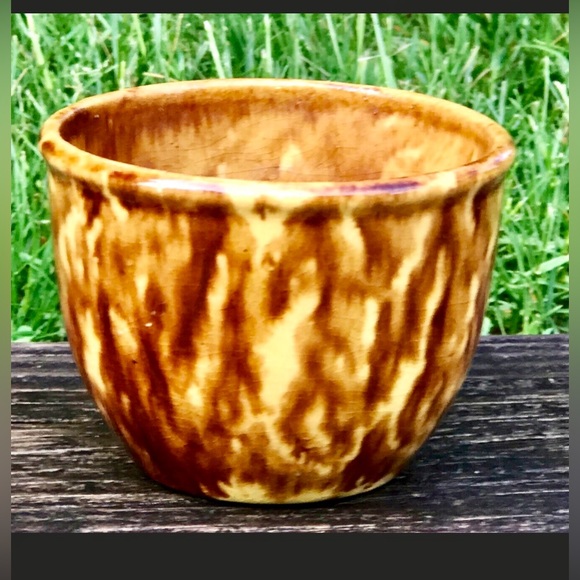 19th Century Antique Melt Glazed Custard Cup - Picture 9 of 10